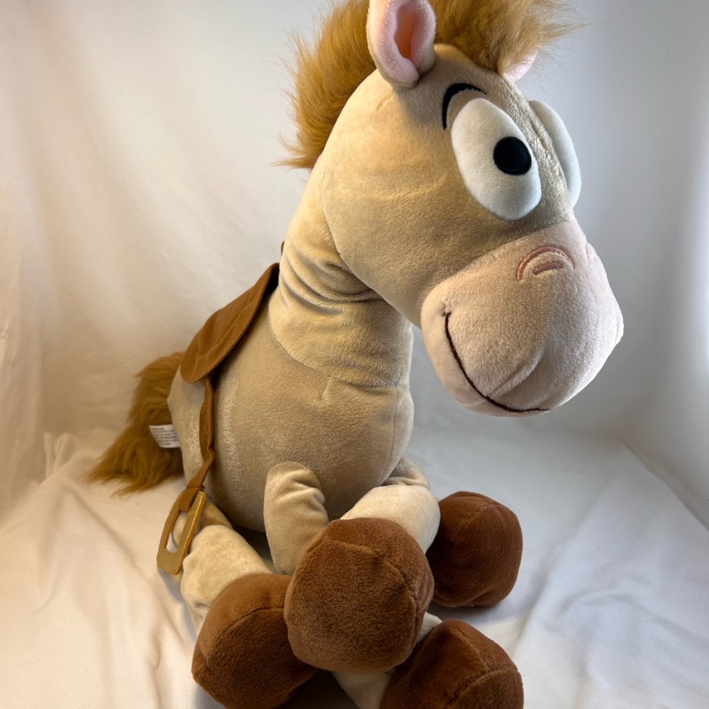 Disney Parks Pixar Toy Story Bullseye Horse Light Brown Plush 16"